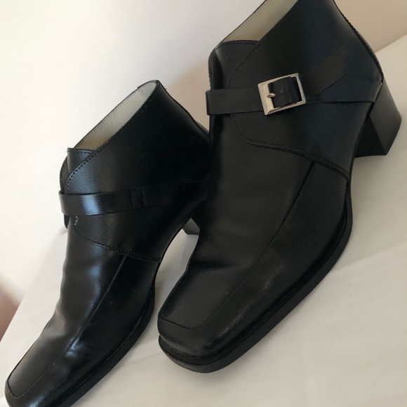 Calf Leather Square Toe Ankle Boots by Roberto Vianni - Picture 4 of 7